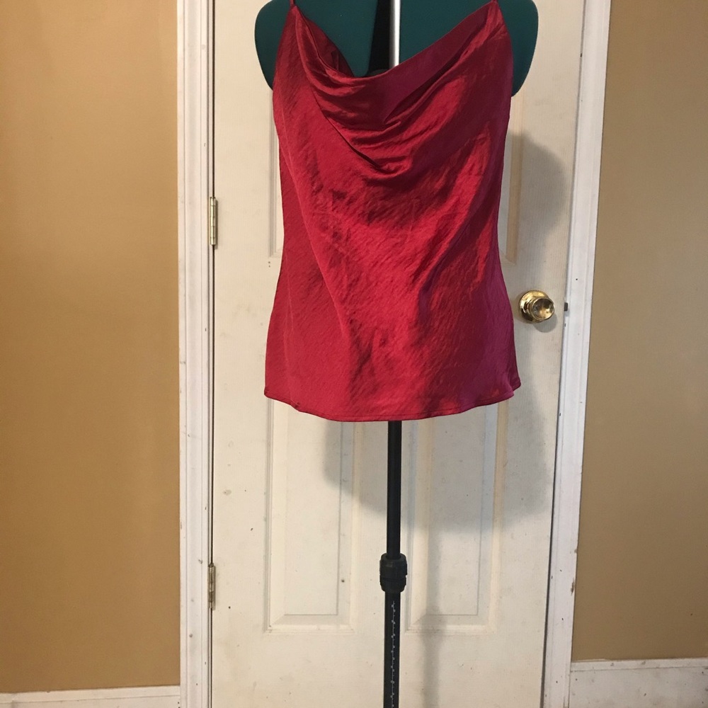 Umgee Pink size large cowl neck cami.  New with tags.   Adjustable straps